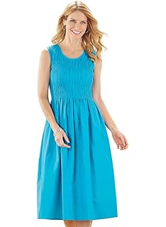smocked bodice sundress