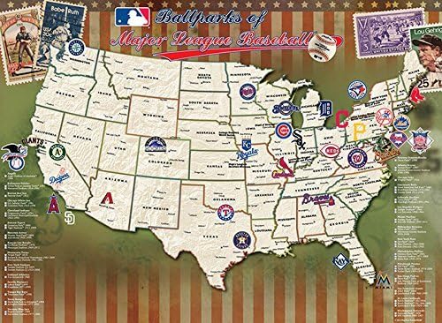 Ballparks of Major League Baseball Poster