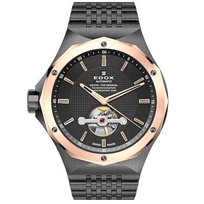Edox Men's Gir Delfin Swiss Automatic Grey Watch Zambia Ubuy
