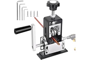 Manual Wire Stripping Machine, Gauge Wire 0.04”-1”, Scrapping Copper Wire Stripper, Drill Powered Hand Crank Wire Stripper To