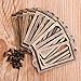 10pcs Antique Brass Label Holder Metal Name Card Frame for Furniture Cabinet Drawer Case Drawer Label Holder