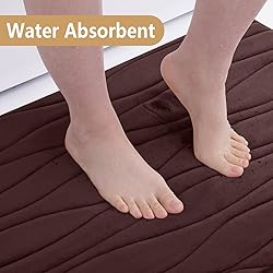 Buganda Memory Foam Bathroom Rug Mat 54x24, Extra