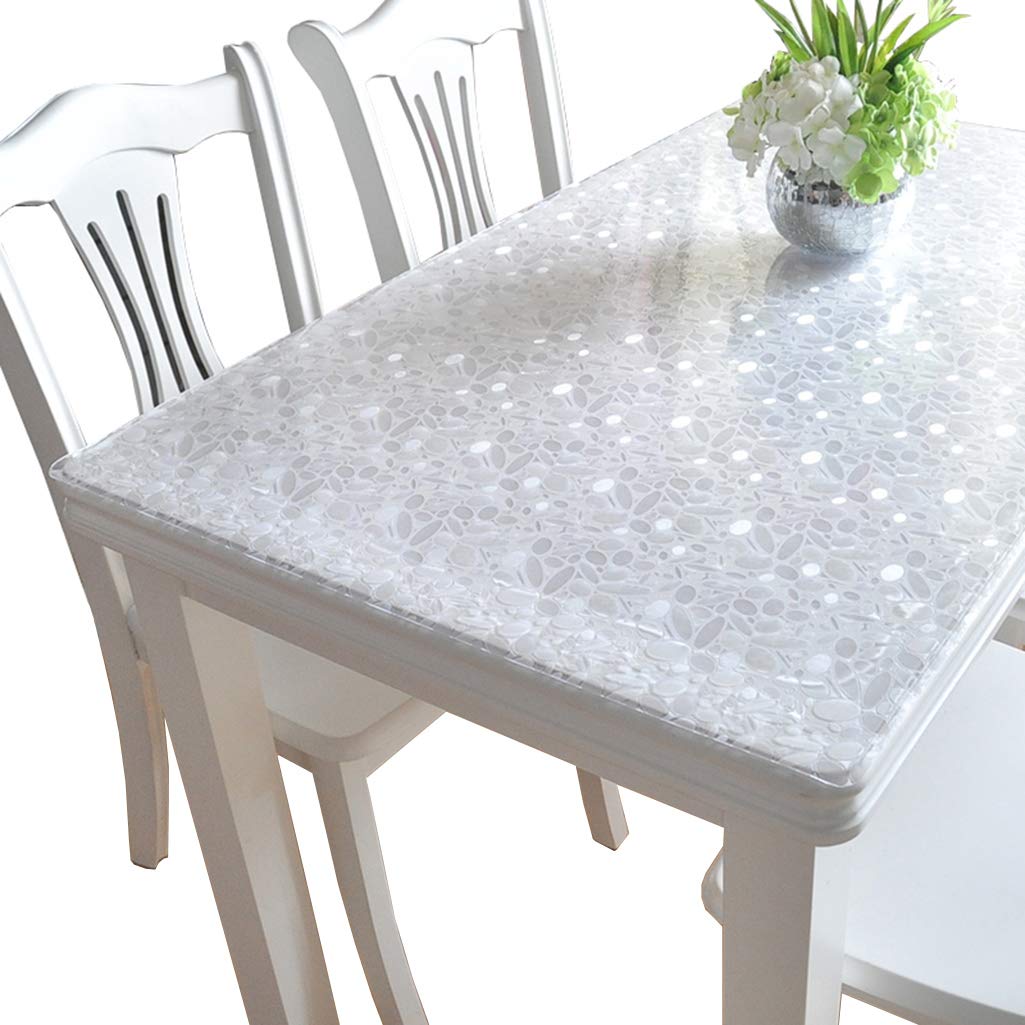CIEEIN CIEHT PVC Tablecloths Table Mat Desk Pads Tablecover Table Covers Waterproof Oilproof Durable Thickness 1mm Stone 80 * 130CM