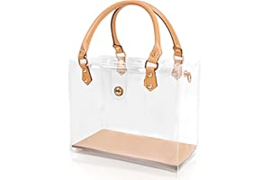 KTNGY Clear PVC DIY Tote Bag Handbag Making Kit Handmade Gift Bag Craft Accessory Tool Set Birthday Holiday Gift Bag