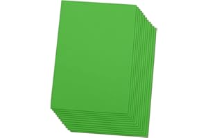 Light Green Eva Foam Sheets, 2mm Thick, 6 x 9 Inch, Handicraft Foam Paper for Arts and Crafts, by Ader Products - 12 Sheets