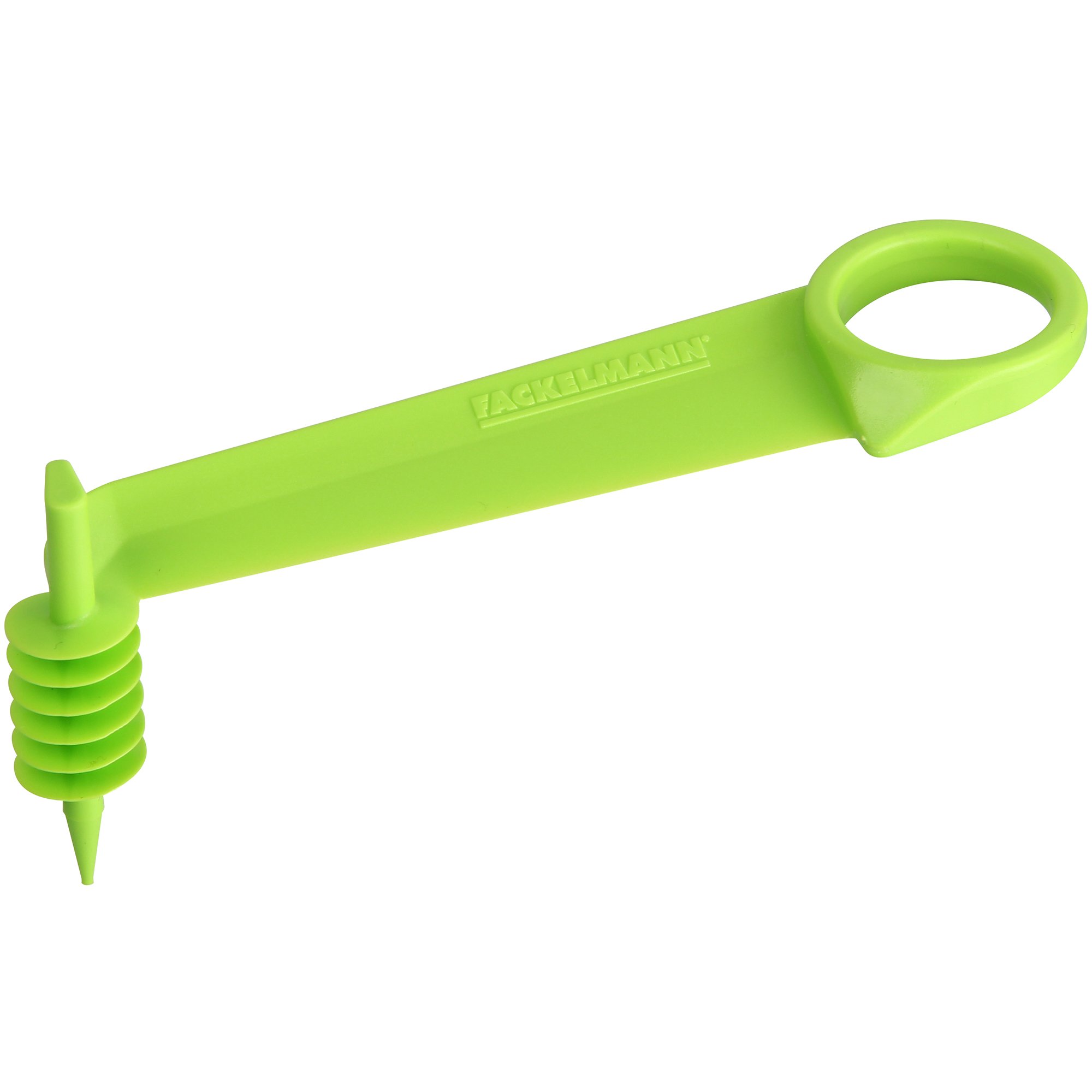 FACKELMANN 48378 Spiral Cutter Cucumber Green, ABS, 10.8 x 5 x 3.7 cm