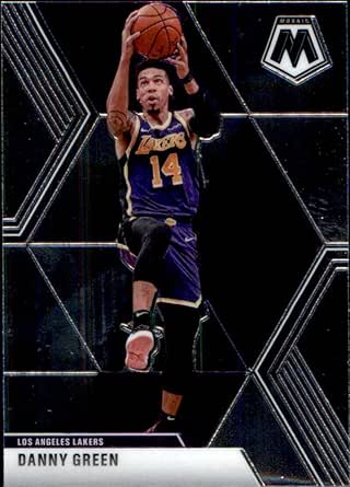 Amazon Com 2019 20 Panini Mosaic 38 Danny Green Los Angeles Lakers Basketball Card Collectibles Fine Art