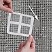Frienda 6 Pack Window and Door Screen Repair Patch, Adhesive Repair Kit for Covering up Holes (Grey)