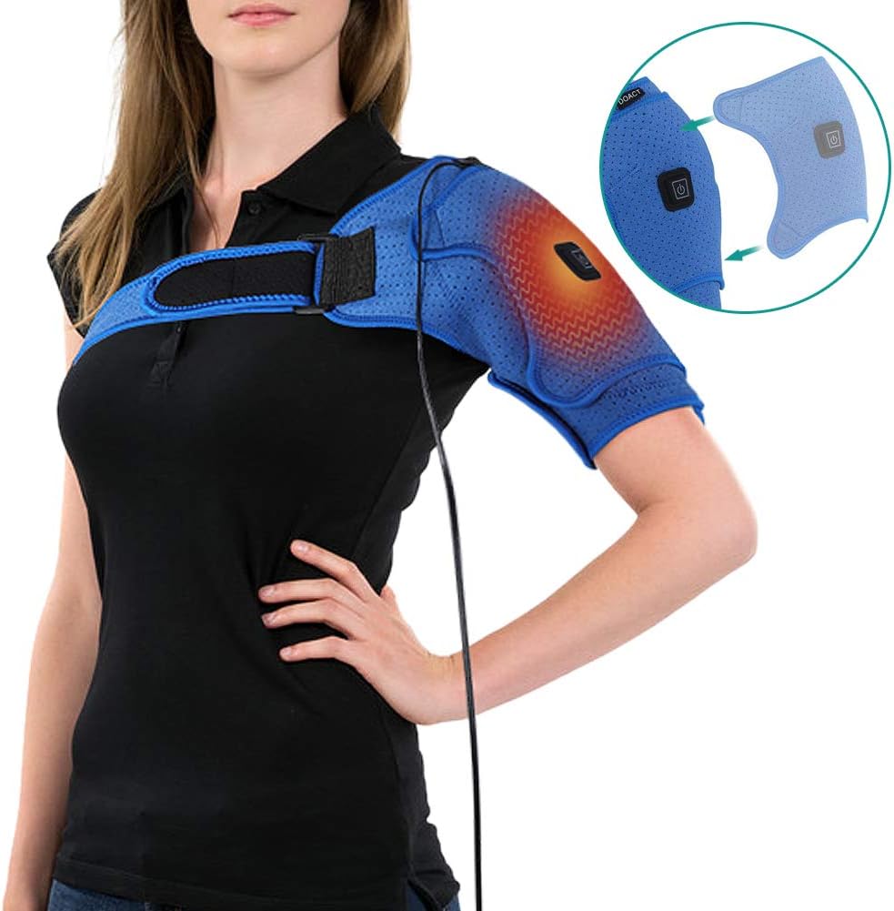 EvAnem Schulterbandage Mit Druckpolster - Für Rotatorenmanschette & AC-Gelenk, Verstellbar