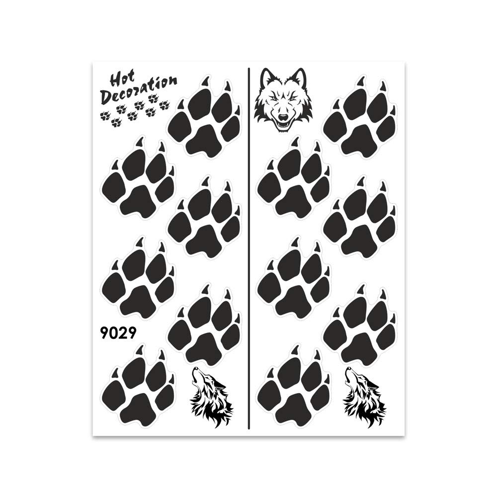 Quattroerre Sticker Wolf Footprints, 20 x 24 cm