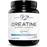 Muscle Feast Creapure Creatine Monohydrate Powder, Vegan Keto Friendly Gluten-Free, Mass Gainer, Muscle Recovery Supplement and Trusted Creatine for Muscle Growth, Creatine Powder, Unflavored, 2lb