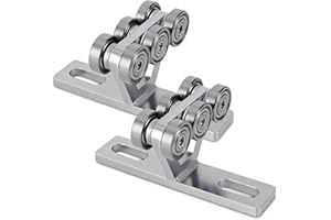 6 Wheel T Type Trolley Assembly, Strut Channel Trolley Assembly Positioning,Use with 1-5/8" Wide and All 1-5/8" or Taller Str