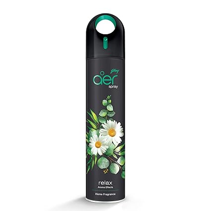 Godrej aer spray, Premium Air Freshener-Relax (240 ml/137g)