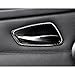 Arotom For BMW E90 E92 320i 325i 328i Carbon Fiber Car Interior Door Handle Frame Trim (Pure Color)