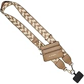 Save the Girls Original Clip and Go Phone Strap Pattern - Crossbody Phone Strap Chain with Zipper Wallet Pouch