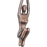 Dancing Couple Sculpture, Abstract Ornament Contemporary Abstract Lovers Figurine Resin Anniversary Wedding Statue Abstract Art Statue Couple Man Lifting Woman Dancing Figurine for Desktop Bedroom