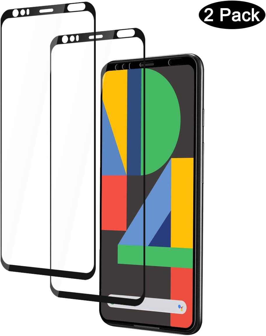 RHESHINE Google Pixel 4 XL Screen Protector [2 Pack], Easy Install Bubble Free Case Friendly Tempered Glass Screen Protector Film for Google Pixel 4 XL- 2019