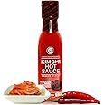 Surasang Kimchi Hot Sauce, Made with real Kimchi and Gochugaru, Bright and Spicy Piquant Flavor, Preservative Free, Multipurpose Great for Pizza and Taco, Gift Idea for Hot Sauce Enthusiast, 7.77 Fl Oz