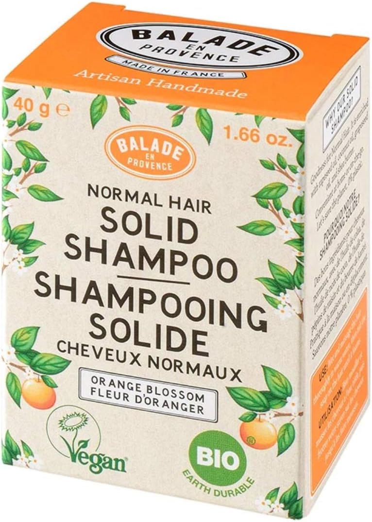 Balade en Provence Organic Solid Shampoo Bar, 40 g (Pack of 1)