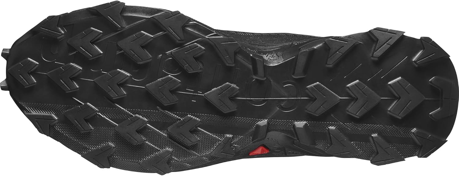 Salomon Alphacross 5 Herren Trail-Laufschuhe, Starker Grip, Anhaltender Komfort, Vielseitige Performance, Black, 44 2/3 8