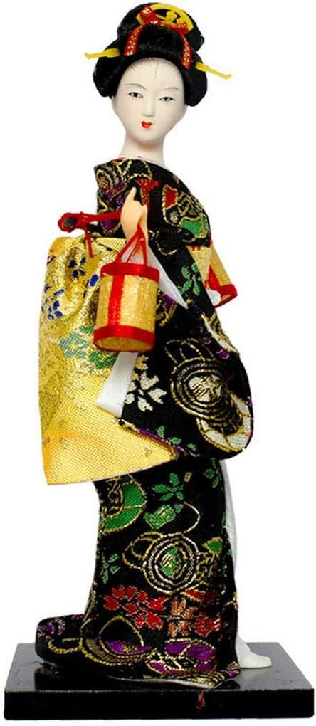 Amazon Co Jp 25cmかわいい日本の素敵な芸者の置物人形で美しい着物家のオフィス装飾ミニチュア誕生日ギフト 9 021 ホーム キッチン