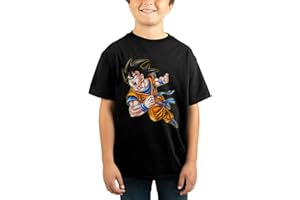 Bioworld Dragon Ball Z Goku Sprint Kids Black T-Shirt