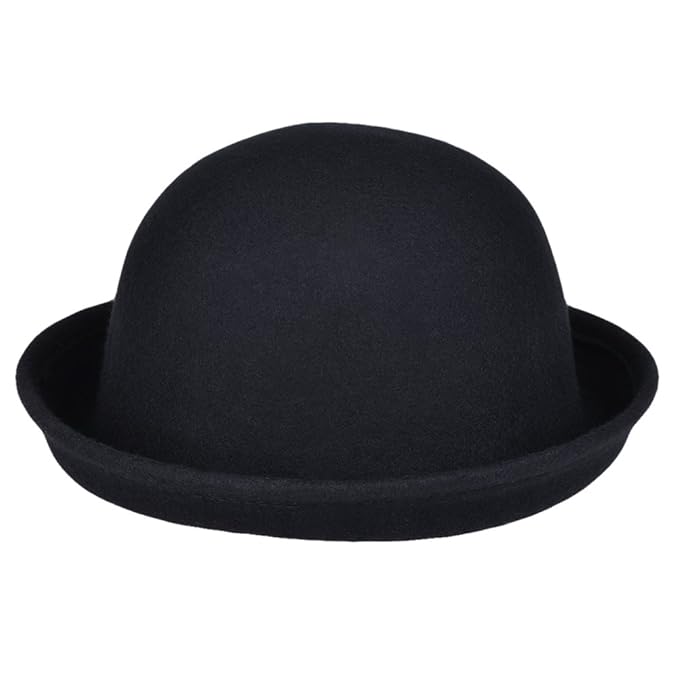 title=Vbiger Cappello Bombetta Donna in Sintetico Lana per Inverno