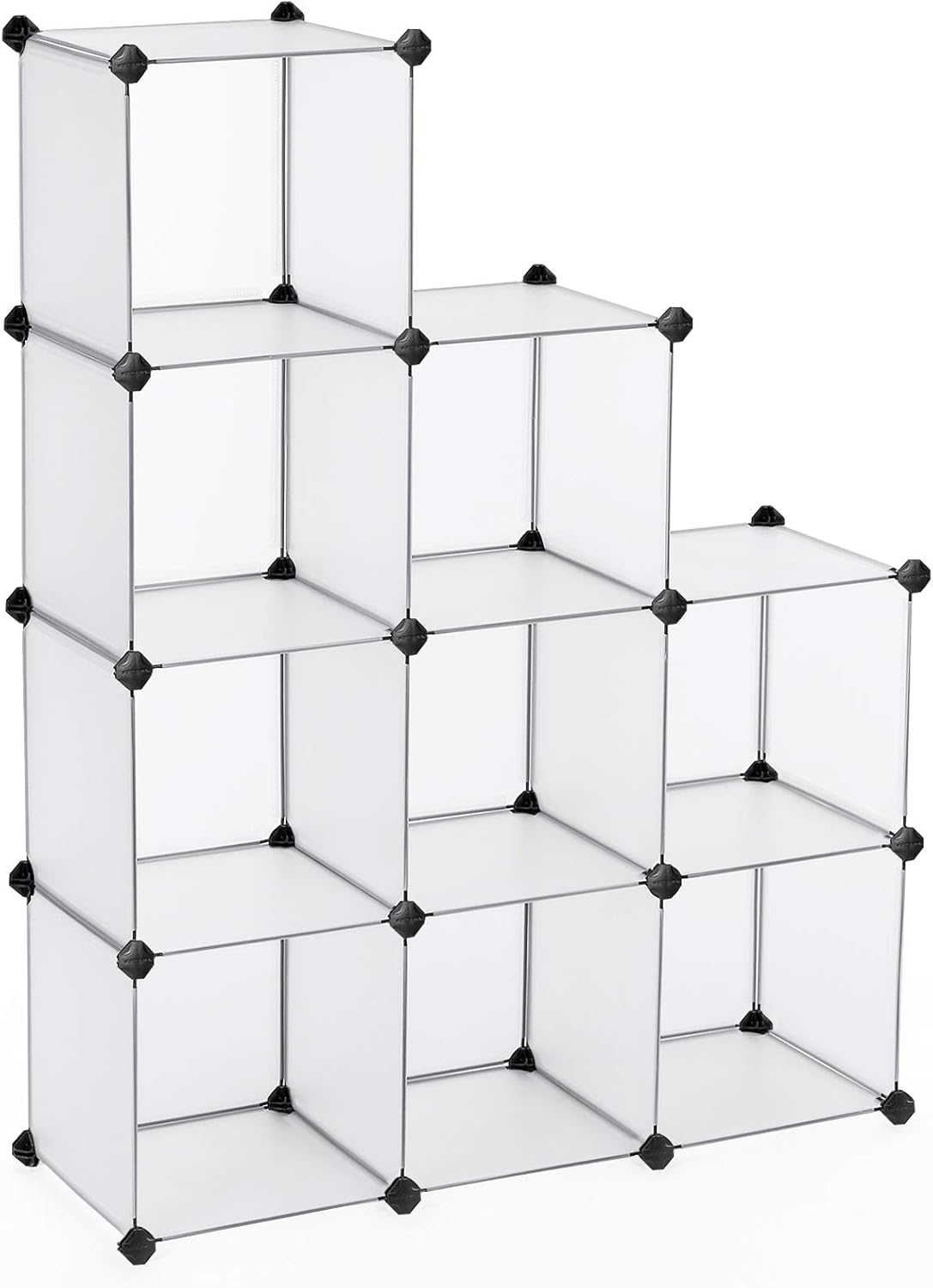 SONGMICS Cube Storage Organizer, Storage Shelves, White ULPC115S