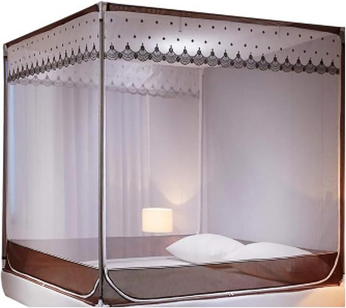 Mosquito net bed insect protection suitable for double bed 3 Side Openings Quick and Easy