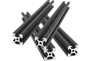 BLCCLOY 4Pcs 300mm 2020 Series V Slot Aluminum Extrusion Profiles European Standard for 3D Printer Parts Frame Linear Rail Extruded Aluminum Profile