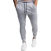 A WATERWANG Men's Slim Jogger Pants, Tapered Athletic Sweatpants for Jogging Running Exercise Gym Workout