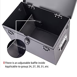 Peastorm Lockable Car/RV/Marine Battery