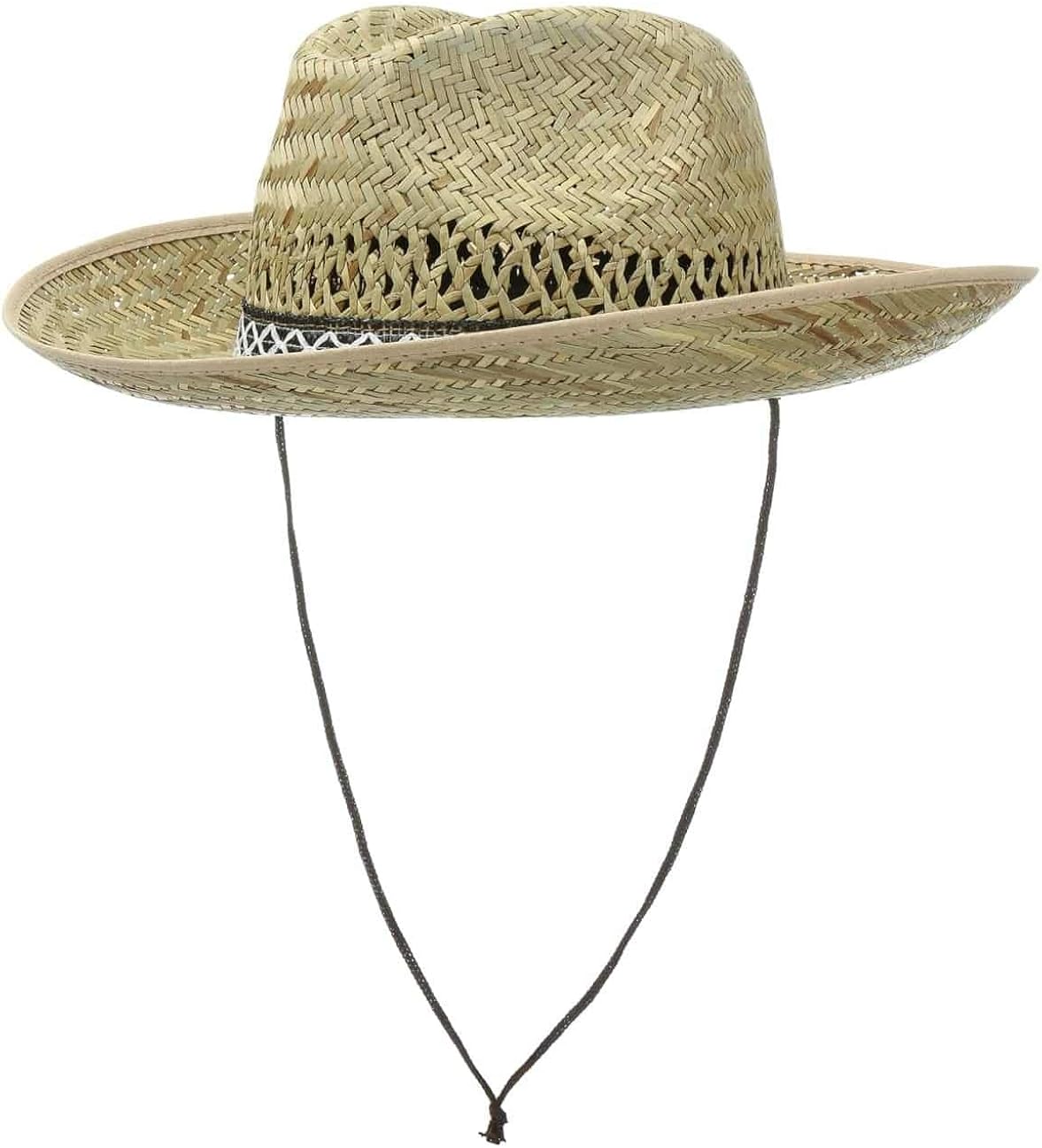 Santiago Western Straw Hat chin strap cowgirl Amazon.co.uk Clothing