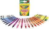 CRAYOLA Crayons Bright Strong Colours 24 Count Pack of 1 Multi view 1