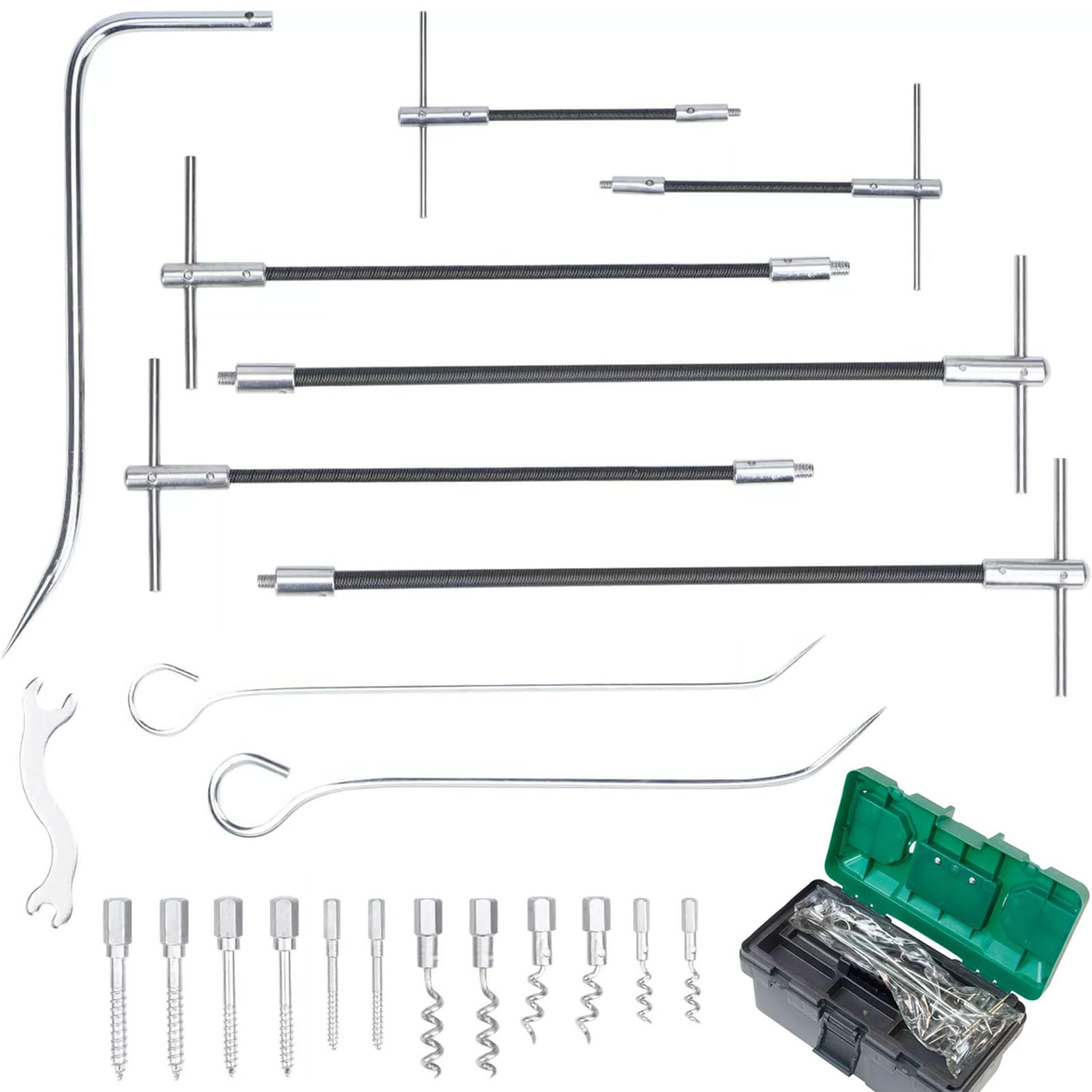 SUZLAZYR 23pcs Packing Extractor Set, Steel Alloy