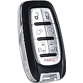 SUPALAND Key Fob Replacement Fits for Chrysler Pacifica 2017 2018 2019 2020 2021 2022 2023 2024 Voyager 2020-2024 Proximity Smart Keyless Entry Remote Control M3N-97395900 68217832AC 433 Mhz
