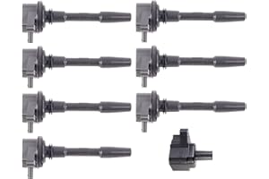 TRQ Ignition Coil Set 8 Piece Compatible with 2018-2020 Ford F-150 Mustang