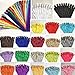 WKXFJJWZC 60Pcs 30cm (12Inch) Nylon Coil Zippers Tailor Sewer Craft Crafter's &FGDQRS (Mix)