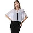 Chiffon Capelet Soft capes Shawls and Wraps for Evening Dress Wedding Cape 1920s shawl accessories for women flapper Cover Up