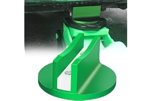 ADTOPI Pinch Weld Jack Pad Magnetic Slotted Jack Pad Weld Frame Rail Adapter for Floor Jack Compatible with Most of Vehicles-1PC, Green