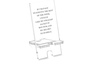 FTONENI Office Phone Stands for Desk, Funny Cell Phone Stand for Desk, Phone Holder for Desk Cute, Office Humor Gifts for Women Men Coworkers - JJA16