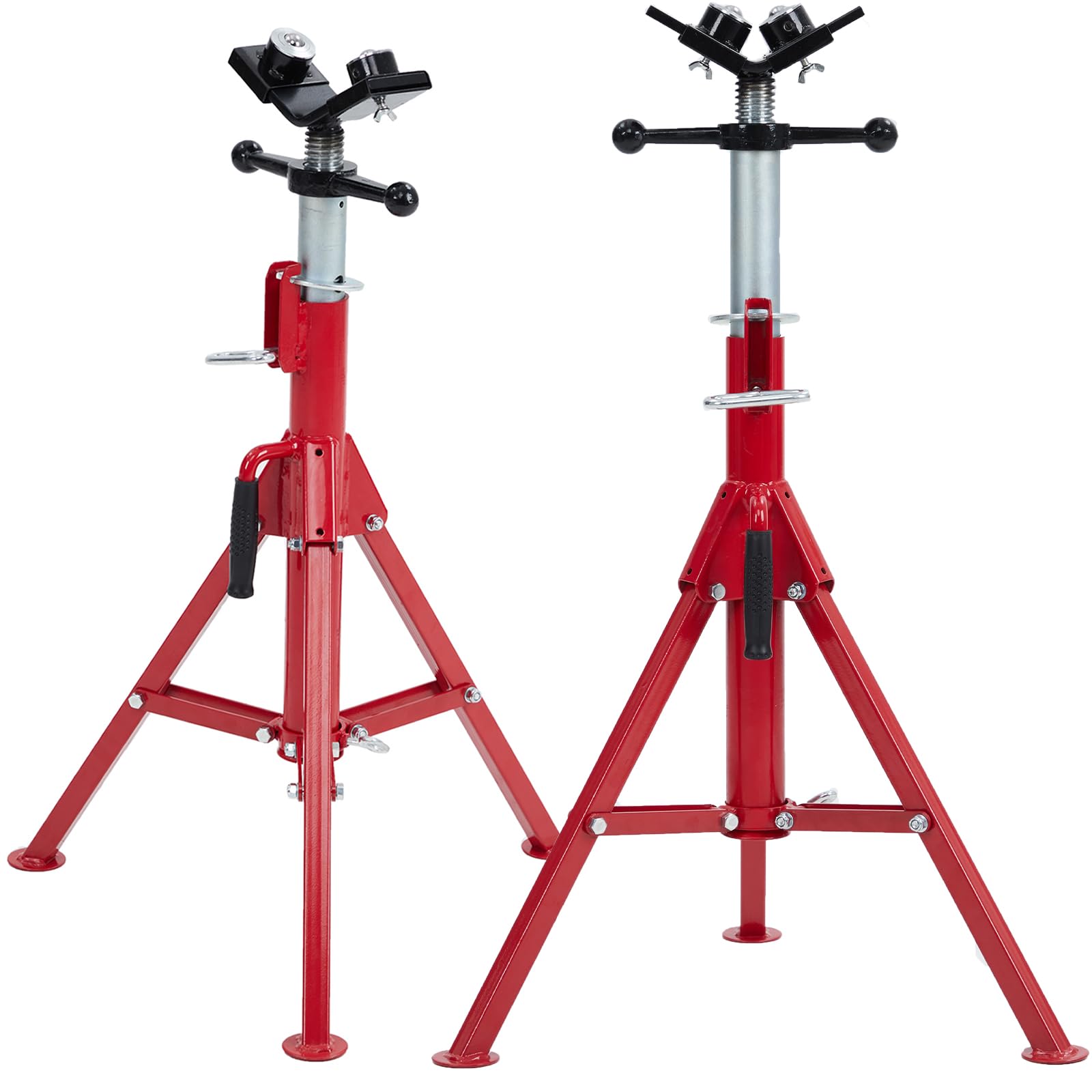 View 1 of
**ONLY 1PCS**
Ball Transfer, Heavy Duty Roller Stand for Welding, 2500 Lbs, 28''-52'' Height Adjustable, Portable, Foldable Jack Stand for Automotive, Workshop, Garage