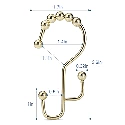 Shower Curtain Rings, SUTINE Shower Curtain