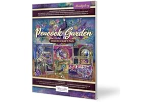 HunkyDory Crafts Deluxe Craft Pads - Peacock Garden