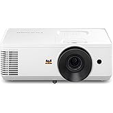 ViewSonic PA503HD 4000 Lumens 1080p Full HD DLP Projector, High Brightness | HDMI, USB, Optical Zoom, Auto Keystone, 120Hz, Ceiling Mount, Classroom, Business, Presentation, Large Screens, Smooth Action