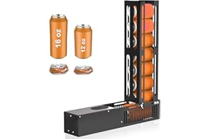 YOTAN Electric Can Crusher, 12oz&16oz Automatic Aluminum Can Crusher, Can Fill 8 Cans at a Time, Automatic Can Eject, Heavy D