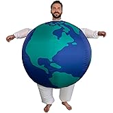 LaKimLin The Earth Costume Inflatable The Globe Costumes Women Men Fancy Planet Suit Blow up for Halloween Party
