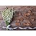 400 Pieces Wooden Love Hearts Natural Ornaments Crafts Decor Rustic Wooden Pattern Love Heart Wedding Table Decoration Crafts (Color 1)