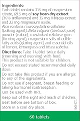 A.Vogel Menopause Support 30 Tablets Soy Isoflavones Magnesium Hibiscus view 5