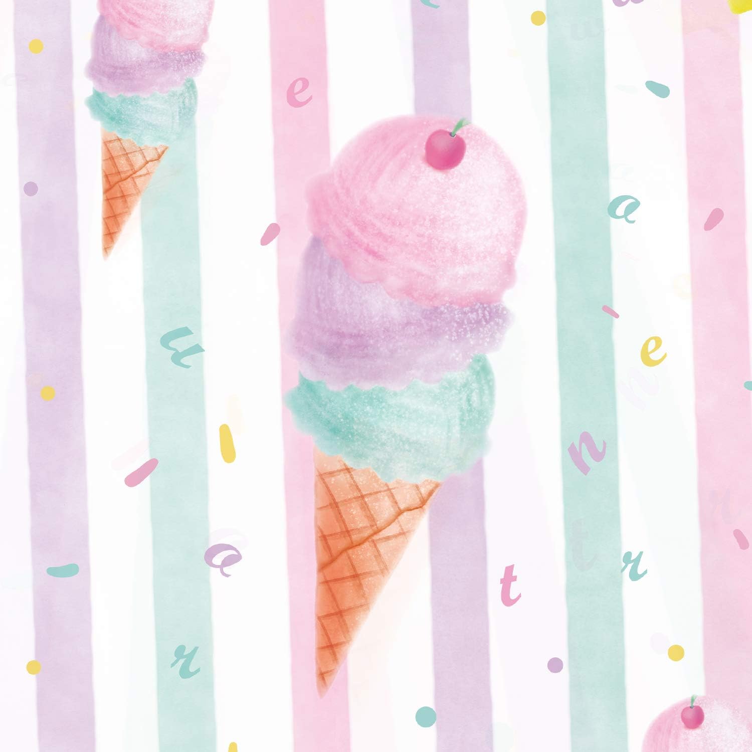 WERNNSAI Ice Cream Party Table Cover - Image 4